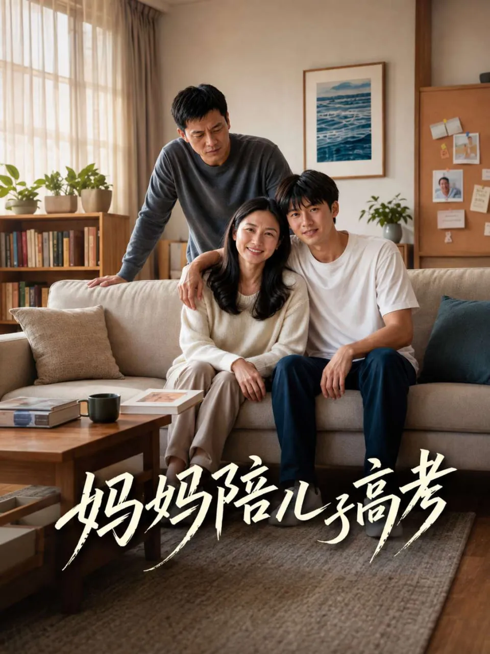 黄果短剧《妈妈陪儿子高考》封面